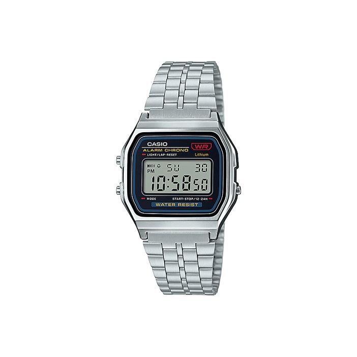 Casio Мужские часы VINTAGE Series Серебристые A159WA-N1 A159WA-N1