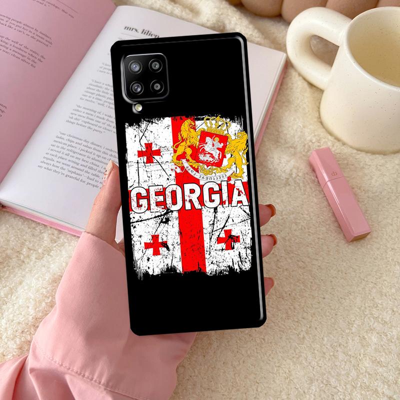 Флаг Грузии для Samsung Galaxy A06 A16 A26 A36 A56 A52 A53 A33 A13 A34 A54 A14 A15 A35 A55 A22 A32 Чехол