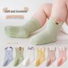 Newborn Mid-Calf Cartoon Socks - Non-Binding, Non-Slip, Boneless Cotton for Spring & Autumn