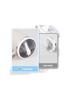 Spare clear straw lids, set of 4, white