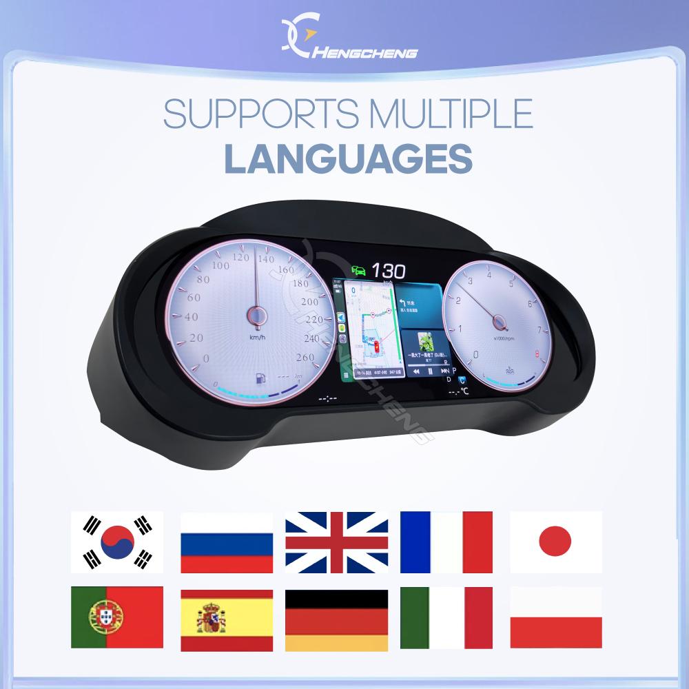 For Mercedes Benz W166/X116 ML GL GLE GLS 2012-2019 Digital Cluster LCD Dashboard Carplay Cockpit Virtual Instrument