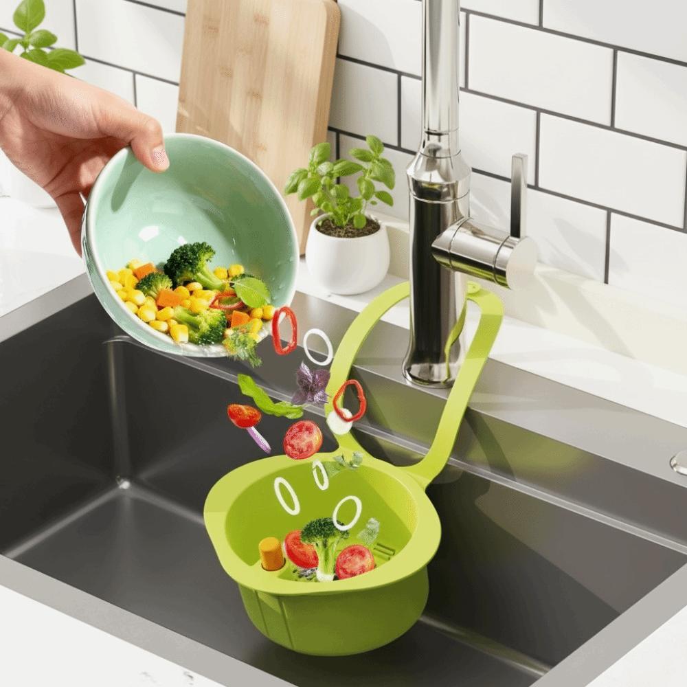 4PCS Openable Bottom Cover Sink Drain Basket Removable Kitchen Garbage Filter  Household Kitchen