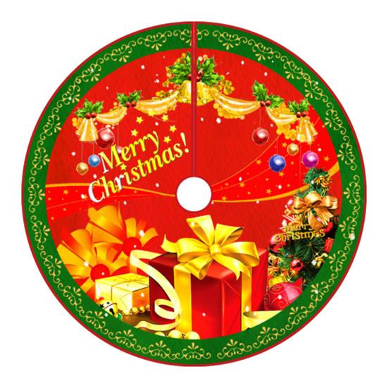 Юбка «Рождественская елка», яркий цвет, простая установка, снежинка, принт лося, круглый большой коврик для рождественской елки, декор
