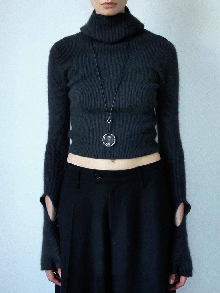 Ожерелье-подвеска в стиле блогера Habl - Современный, забавный, двусторонний дизайн для женщин