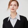 Comfortable Fake Hand Sleeves Detachable False Wrist Cuffs Soft Stripe Shirt Fake Collar  Office