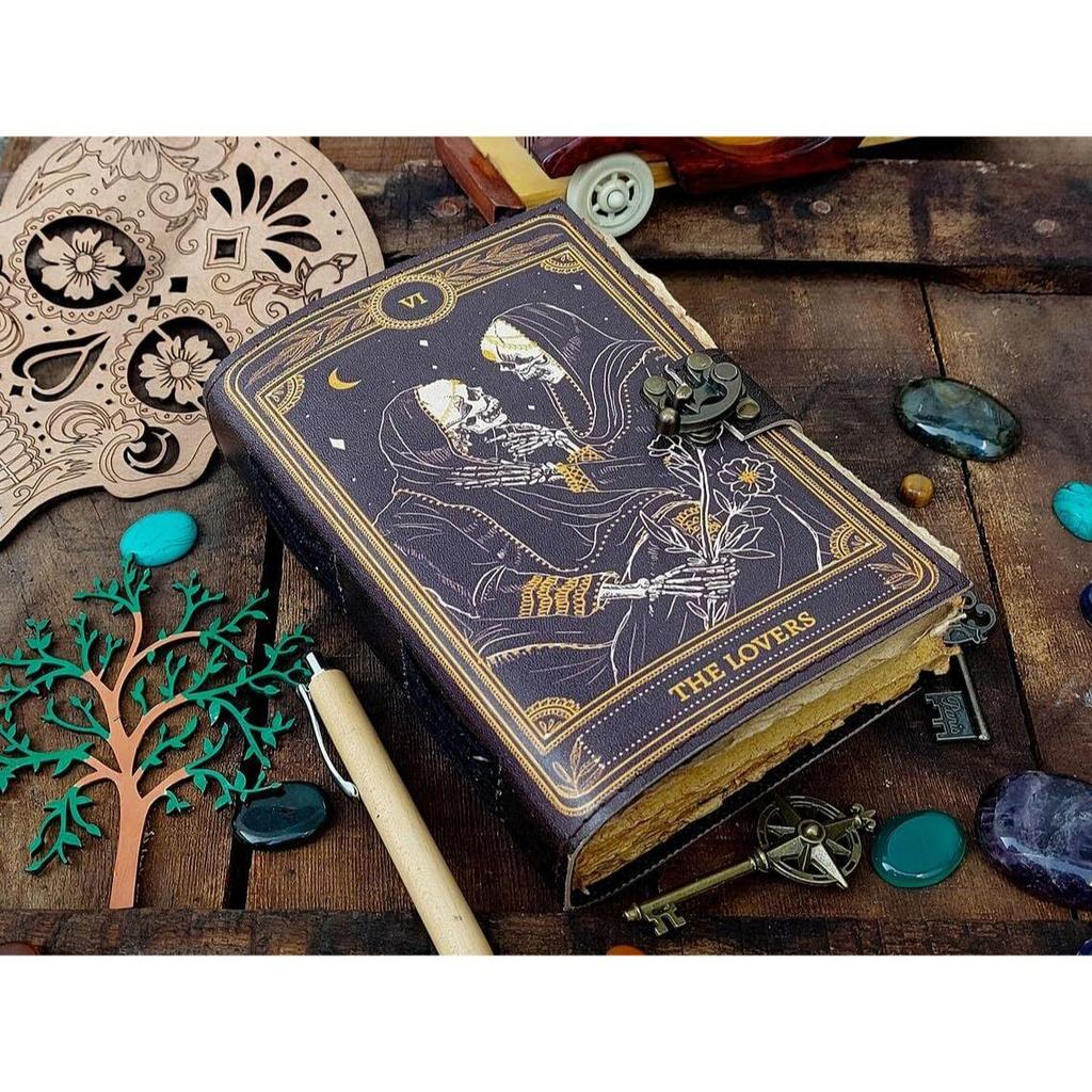 Book of Spell Leather Journal Leather Notebook Gifts for Him Her
