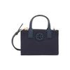 Tory Burch Элла Двойной Логотип Т Вырезка Нашивка Однотонная Простая Нейлоновая Сумка-тоут Сумка для покупок На плечо Через плечо Сумка-клатч Мини Женская Сумка-тоут Темно-синий 146437-405