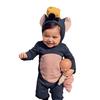 [Matreeglam] Halloween Cosplay Baby Clothes, Cute Mouse Long Sleeve Romper, Baby Pretend Coverall, Hooded Child Costume, Mouse Kigurumi, Cosplay