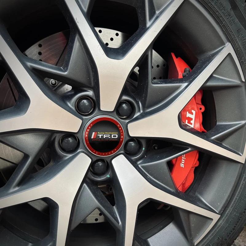 Для Toyota XP90 14 шт. 56 мм 60 мм Центральные колпачки колес автомобиля Колпачки ступиц шин Наклейки с эмблемами Для Toyota TRD GR SPORT Avensis Prius Rav4 Auris Yaris Aygo