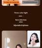 Streamer Desktop Fill Light: Double Row LED for Professional Live Room, Video Background, and Atmosphere.