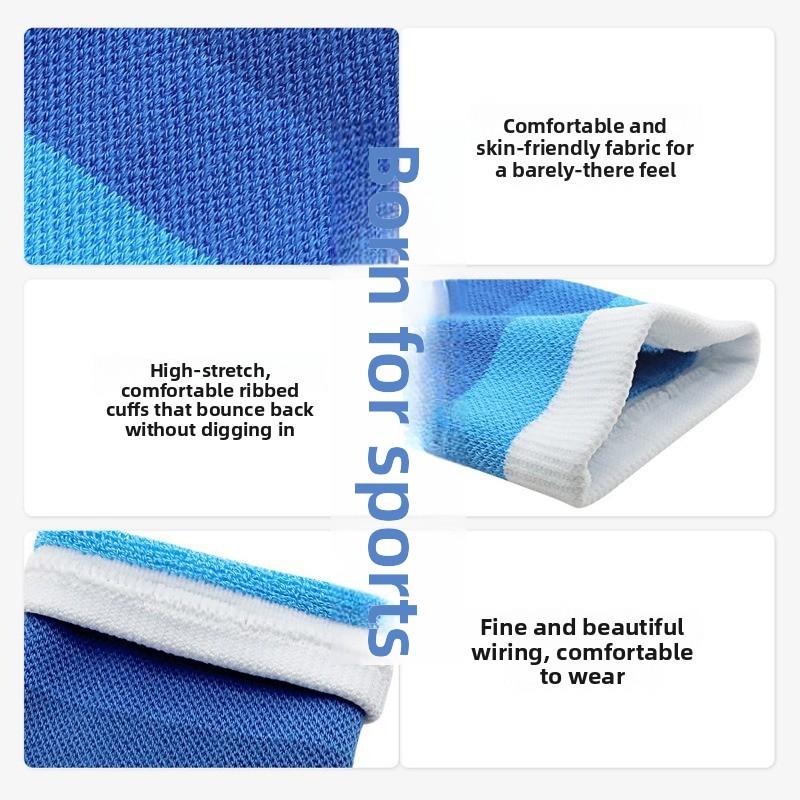 Exercise Cycling Running Fitness Basketball Badminton Wristband for Protection Against Sweat and Sprains Colorful Cotton Towel for Wrist Protection