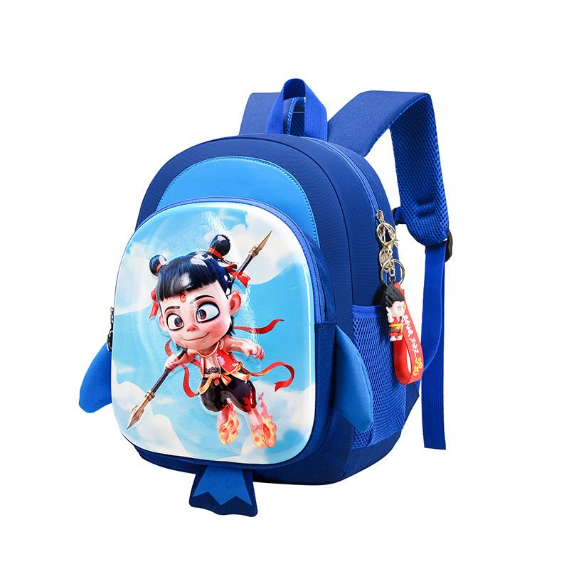National Manga Cartoon Boys And Girls Backpack Foreign Style Printing Kindergarten Primary School Students Schoolbag Children Backpack