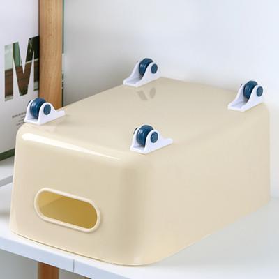 4 шт. самоклеящиеся долговечные привлекательные легкие гладкие раздвижные колеса из АБС-пластика с корпусом для колес