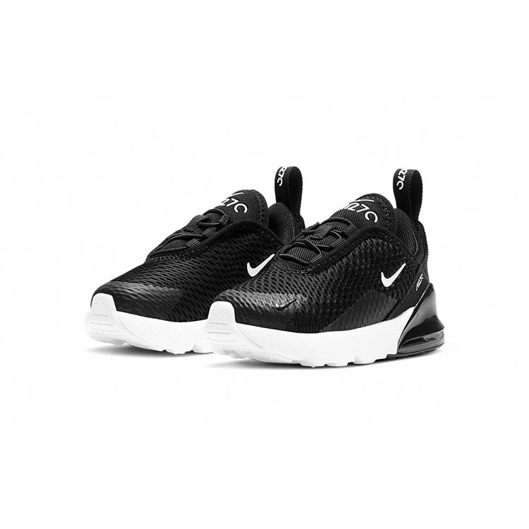 Nike Air Max 270 TD Черно-Белые Детские Кроссовки Антрацит DD1646-002