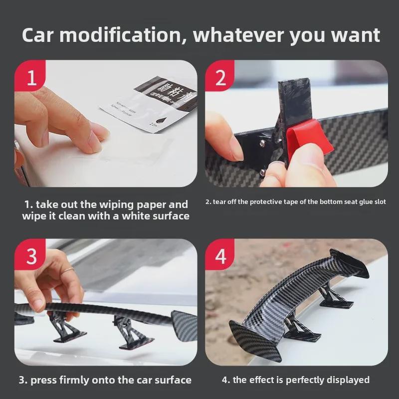 Universal Car Mini Spoiler for Accord, Lynk & Co 03, Lingdu, and Civic - Personalized Decoration