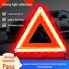 Foldable Car Triangle Emergency Warning Reflector for Breakdowns