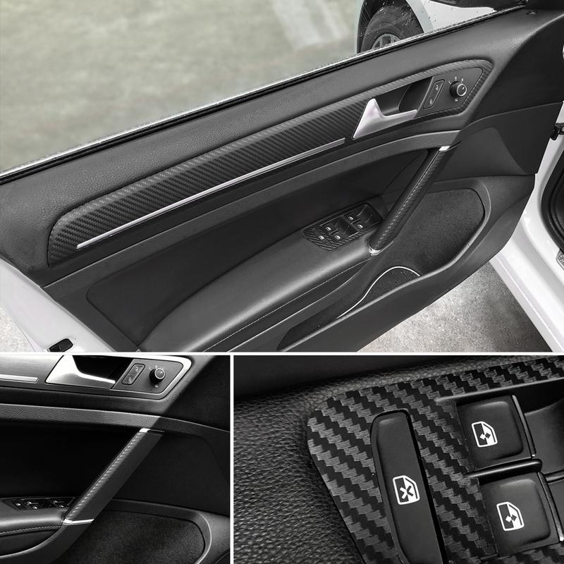 15x100cm 3D Carbon Fiber Vinyl Wrap Film Car Stickers Waterproof DIY Automobiles Vehicle Detailing Car Accessories Motorcycle