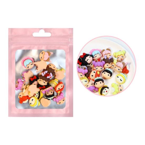 20Pcs Nail Decorations Wide Application Waterproof Lightweight Great Cartoon Animal Ice Cream Candy Heart DIY Ornaments for Girl