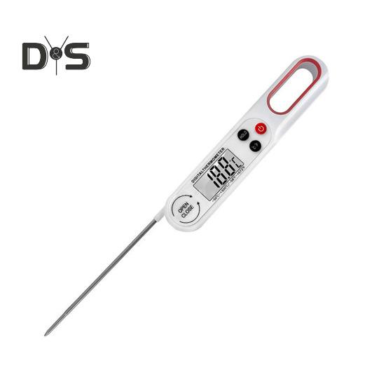 Пищевой термометр, складной длинный зонд, быстрый точный цифровой дисплей, термометр для мяса для кухни, барбекю, гриля