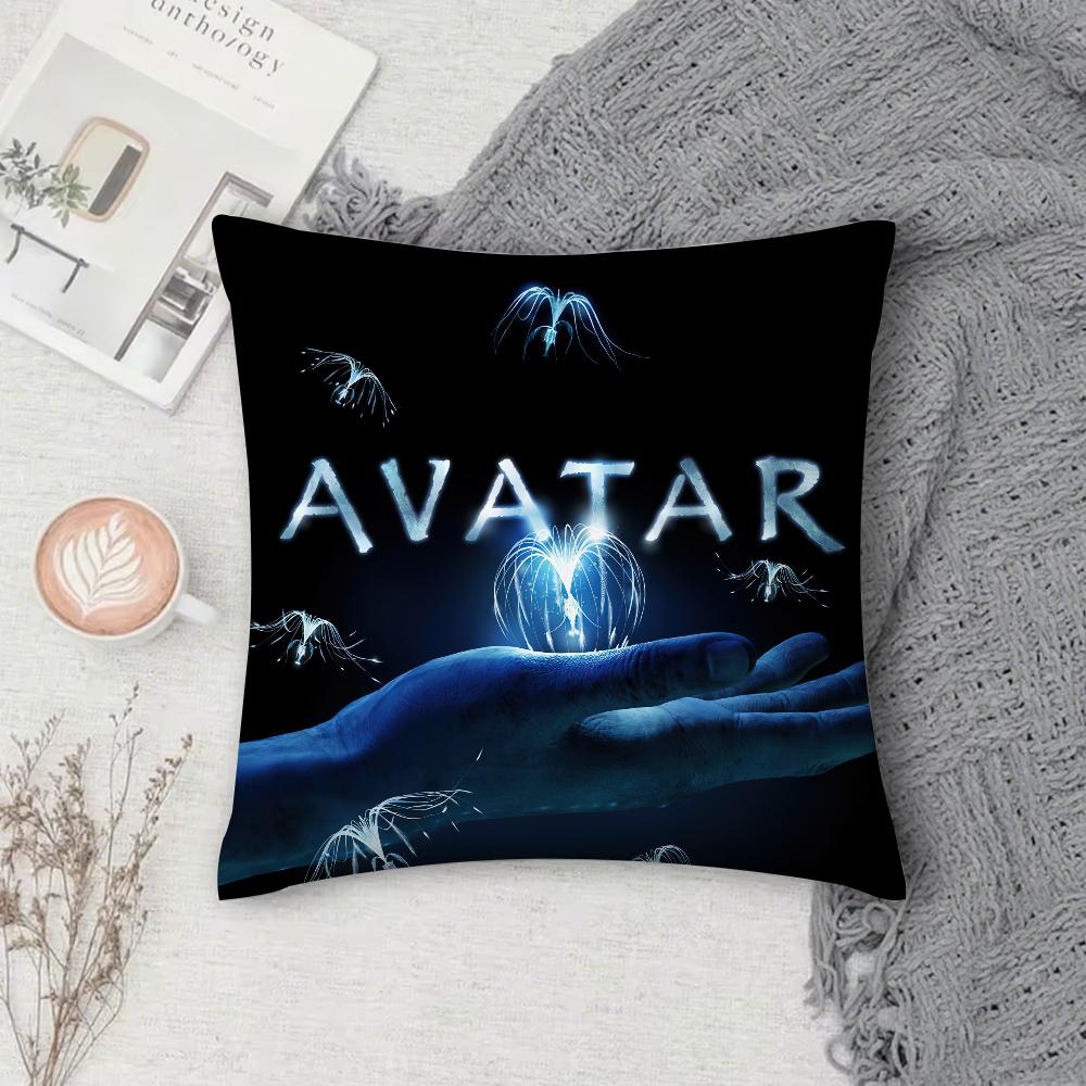 Чехол на подушку A-Avatar 2, квадратный, двусторонний принт, короткий плюш, чехол для диванной подушки, для спальни, прикроватной подушки
