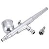 Ausuc 130mm Double Action Gravity Airbrush with 7cc Cup Capacity for Plastic Model Painting, 0.3mm