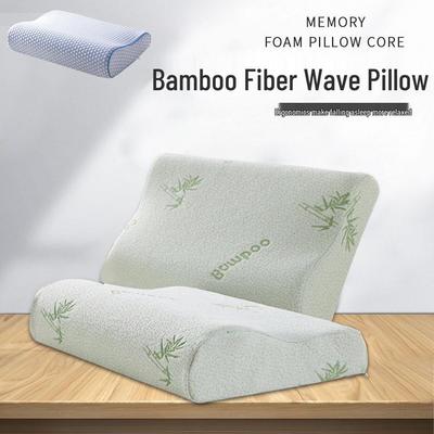 Подушка для шеи с наполнителем из пены с эффектом памяти и бамбукового волокна