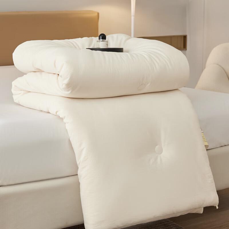 LANGSHA Всесезонное стеганое одеяло из смесовой полиэфирной шелковой ткани