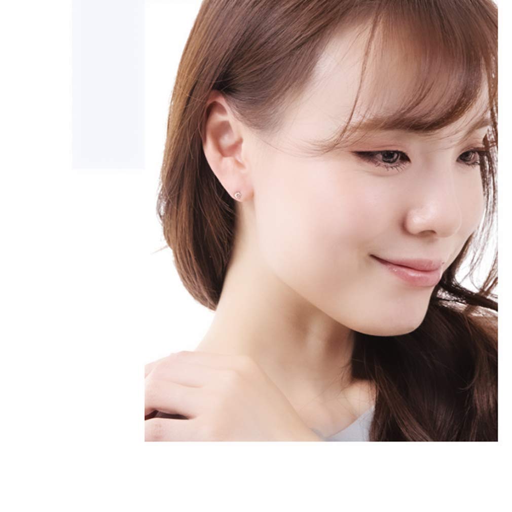 Серьги с бриллиантами PLUSTER PT900 Платина с застежкой двойной фиксации Бриллиантовая коробка Популярные украшения Пластер (Натуральный 0,3 карата) [Подарочный набор]