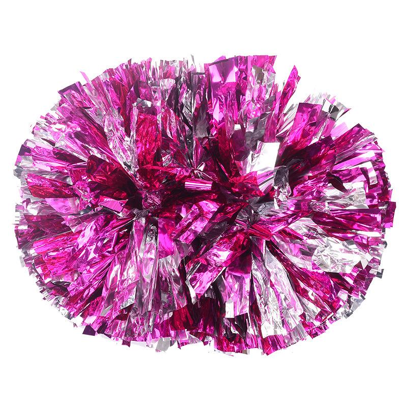 Женские разноцветные помпоны для черлидинга, шарики для черлидинга, черные и синие, золотые, серебряные, красные, зеленые, танцевальные аксессуары для черлидинга