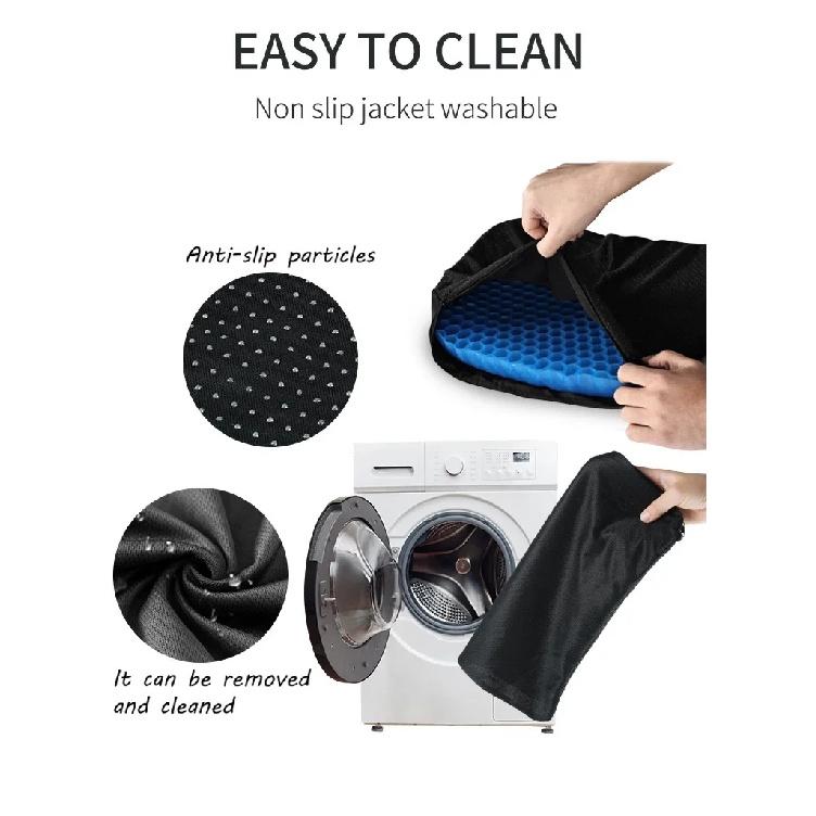 Gel Seat Cushion Summer Breathable Honeycomb Design For Pressure Relief Back Tailbone Pain - Home Office Wheelchair Chair Cars
