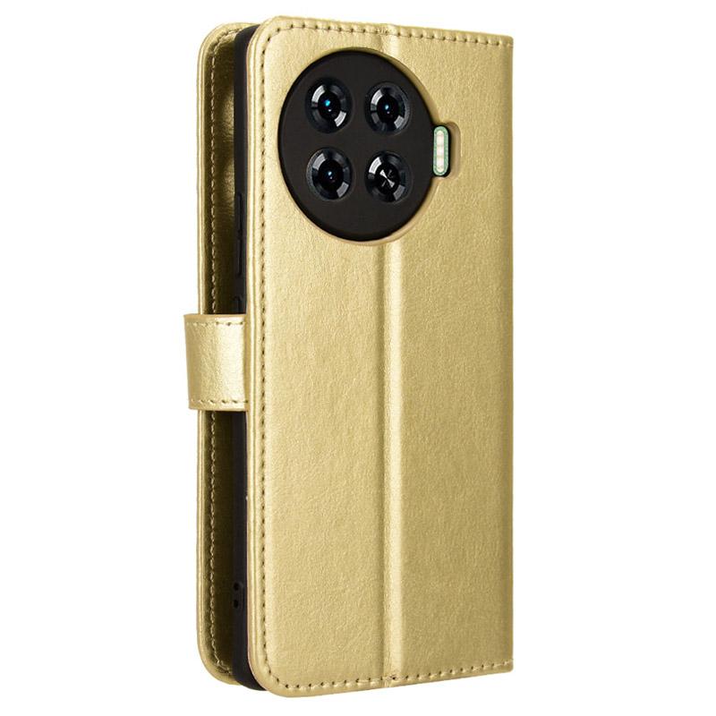 Для TECNO Spark 20 Pro+/KJ7 Чехол Текстура Crazy Horse Подставка Кожаный Чехол для Телефона