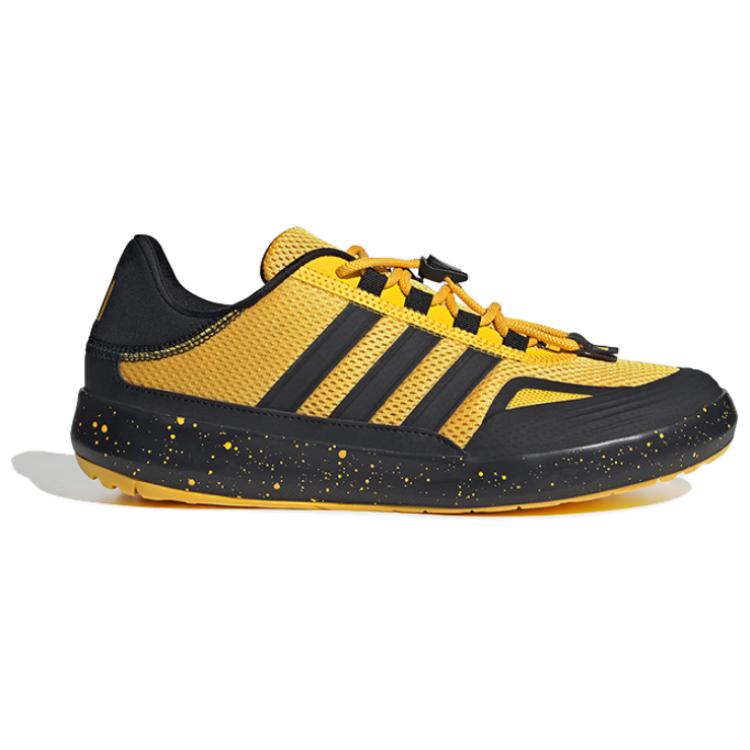 Adidas ROAMBOAT Abrasion Resistant Breathable Abrasion Resistant Breathable Low top Running Shoes Unisex Black Yellow JH9746