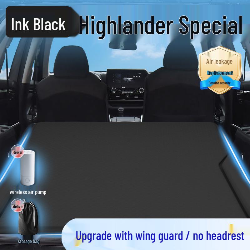 Надувной матрас в багажник Toyota Highlander: Основной задний спальный коврик для семиместных внедорожников