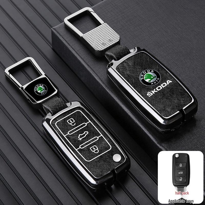 Чехол для ключа Skoda для моделей Octavia, Superb, Kamiq, Scala, Karoq, Yeti