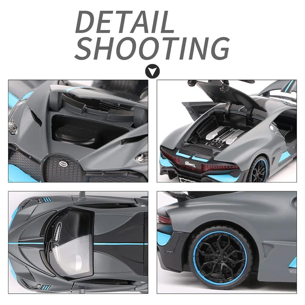 1/32 масштаб Divo, литая под давлением модель автомобиля, игрушечная машина с откатным механизмом, звуком и светом для детей, коллекция подарков для мальчиков и девочек