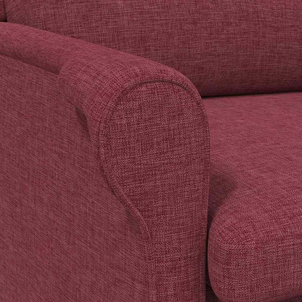 Armchair Burgundy Fabric