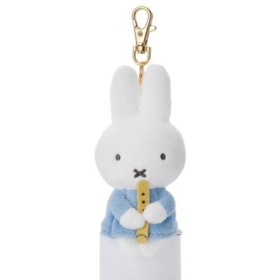 Такара Томи Артс (ТАКАРАТОМИ ИСКУССТВА) Бруна MIFFY & MUSIC Chokkori-san Брелок-талисман Миффи (Желтый свисток) Плюшевая игрушка, высотой примерно 15 см