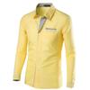 Модная мужская рубашка с длинным рукавом Camisa Masculina, мужская приталенная дизайнерская формальная повседневная брендовая мужская классическая рубашка, размер M-4XL