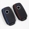 Чехол для ключей от машины для VW Golf Jetta POLO для Skoda Yeti Superb Rapid Octavia для SEAT Leon Ibiza, силиконовый чехол с 3 кнопками