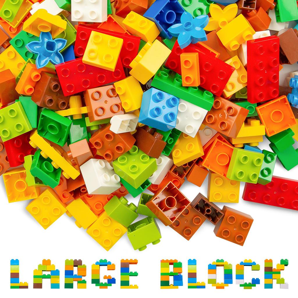 Большой набор для творчества WYSWYG из 240 деталей Совместим с Lego Duplo Совместим с блоками Anpanman Совместим с Duplo Дополнительная покупка