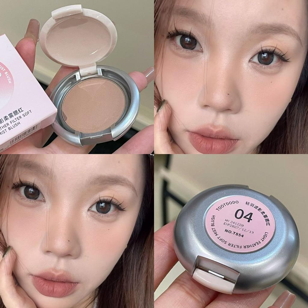 Toot Dodo Soft Matte Blush Low Saturation Fine Texture Natural Blend Brighten Skin Daily Date Makeup