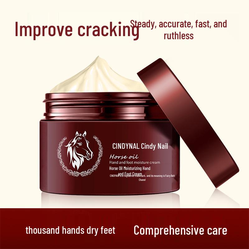 Cindynell Лошадиное масло Увлажняющий крем против трещин для рук и ног