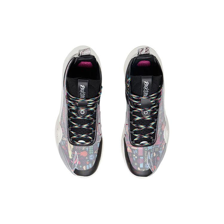 Li-Ning Мужские кроссовки CJ-1 Mid Rock & Roll черные жемчужно-белые ABAR019-22
