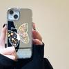 Чехол для телефона с зеркалом для макияжа и бабочкой для iPhone 11, чехол для iPhone 13 Pro 14 12 11 Pro Max X XR XS Max, модная мягкая задняя крышка Fundas