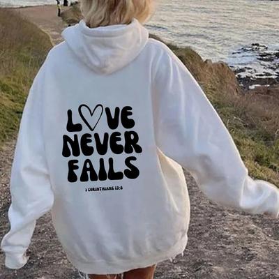 Женский флисовый свитер с рукавами на плечах, однотонный, с принтом букв, карманом-кенгуру, с капюшоном и завязками