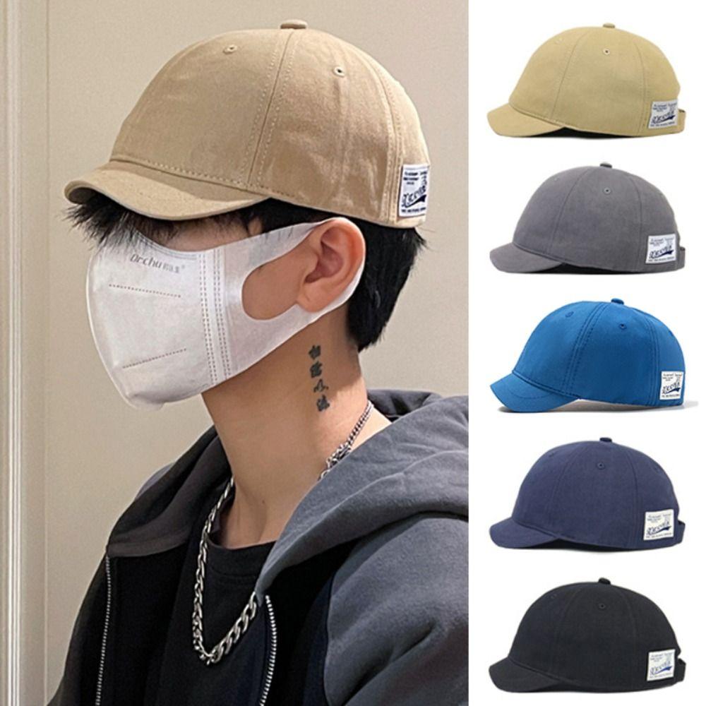 Козырек бейсболка с короткими полями, регулируемая кепка с низким профилем, винтажная кепка для папы в стиле дальнобойщика, мужская