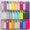 Luxury For Apple Original Silicone Phone Case For iPhone 15 13 12 11 14 Pro Max Mini X XS XR 8 Plus Shockproof Cover Accessories