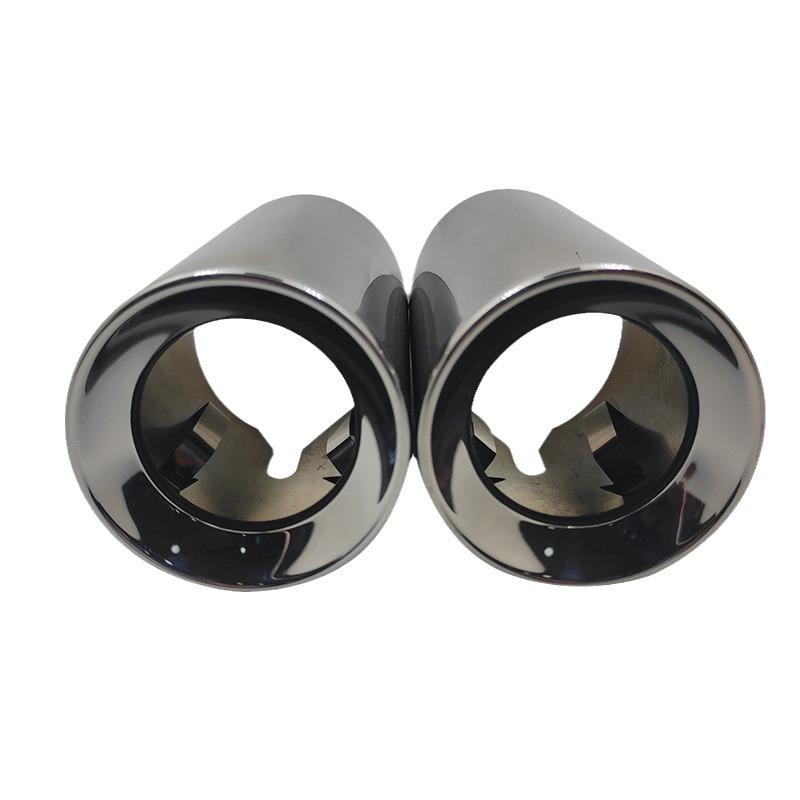 Черная нержавеющая сталь Декоративная насадка выхлопной трубы BMW 3 серии