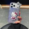 Совместимый Роскошный Чехол для Телефона Apple 17 Pro Max со Стразами и Бантом - 3D Защитный Чехол от Падений