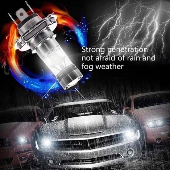 Супер яркий 20SMD H7 100W H4 Автомобильный светодиодный дневной ходовой противотуманный фонарь